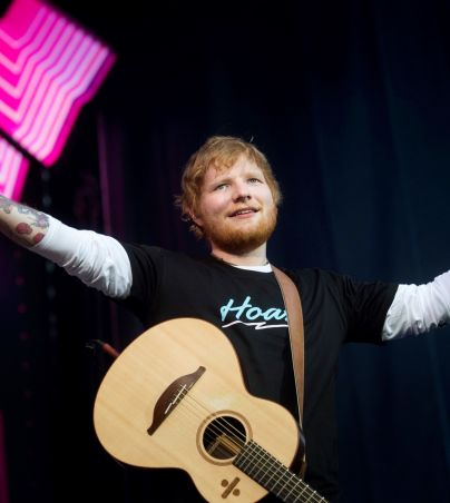 Ed Sheeran estrenó su nuevo sencillo "Eyes Closed" el más triste de su carrera hasta ahora, preludio de su nuevo disco "Substract". EFE/ARCHIVO