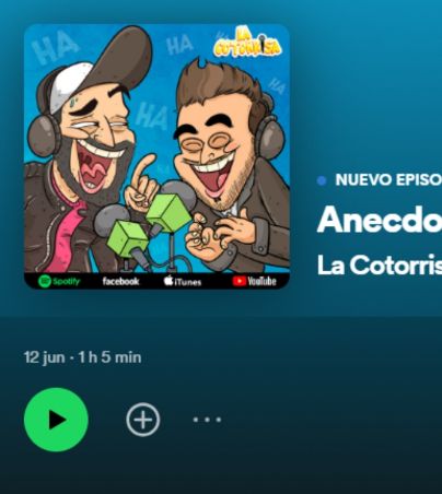 No te pierdas el nuevo podcast de La Cotorrisa en Spotify. SPOTIFY/La cotorrisa