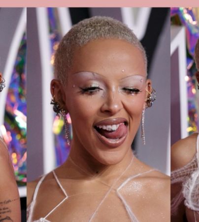 Este es el secreto detrás del atrevido atuendo de teleraña que lució Doja Cat en los MTV VMA 2023 (FOTOS). EFE/SARAH YENESEL