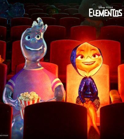 Ellos son los actores que dan vida a Wade y Ember en "Elementos" de Disney y Pixar. DISNEY PIXAR