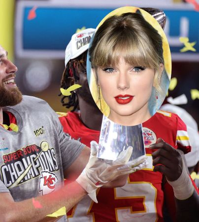 Travis Kelce no está soportando la gran popularidad de Taylor Swift, esto dijo. AFP/ARCHIVO