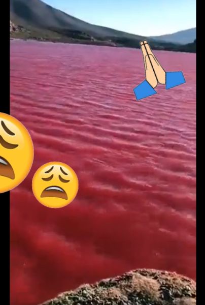¡El Rio Nilo se tiñe de rojo "dando pie a la profesía biblica"! Esto es lo que está pasando (VIDEO). TWITTER/@POSTADurango