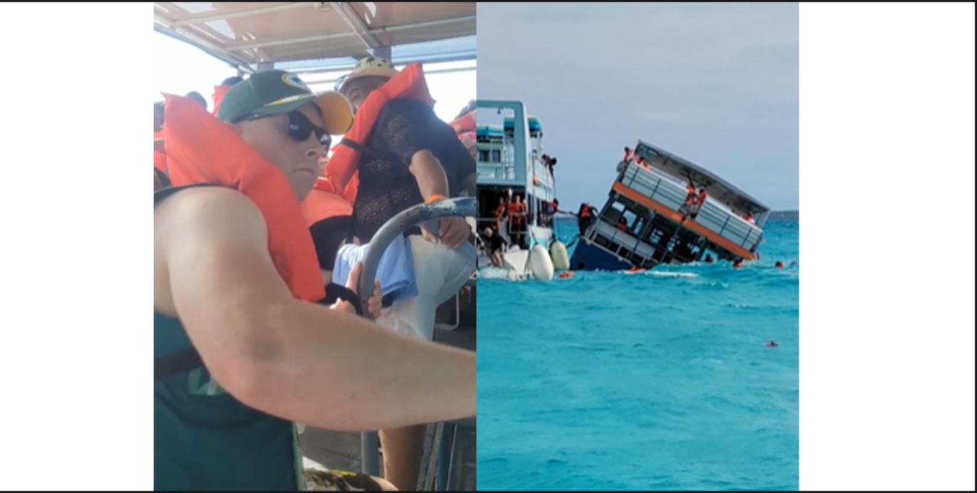 ¿Titanic? Barco se hunde lleno de turistas y el video se vuelve viral en TikTok (VIDEOS). TIKTOK/@Kelly Schissel