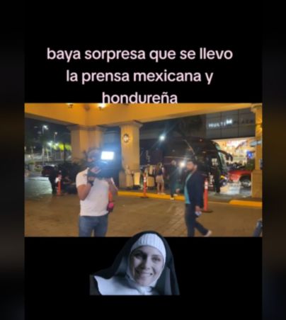 La Selección Mexicana "se convierte" en "Monjas" frente a los medios y se vuelve viral (VIRAL). TIKTOK/jorge504h