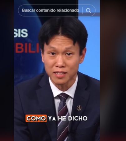 Cientifico asiatico llora nos quedan 7 años y se hace un trend, esto pasó (VIDEOS). TIKTOK/Sociedad Creativa oficial