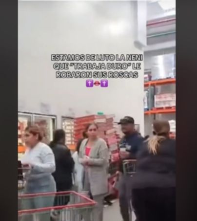 ¡Justicia Divina! se viraliza momento en que le "roban" roscas a una revendedora de Costco (VIDEO). TIKTOK/the.real.ladygaga