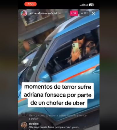 Chofer de Uber acusado por la actriz Adriana Fonseca de agredirla sale a DESMENTIRLA con video . TIKTOK/DETODOUNPOCO