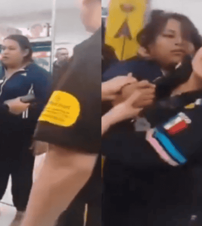 Aunque las razones detrás del altercado de la mujer apodada como “Lady Coppel” y los agentes policiales, se puede apreciar en el video viral que llegaron a los golpes. INSTAGRAM/ janethleontv