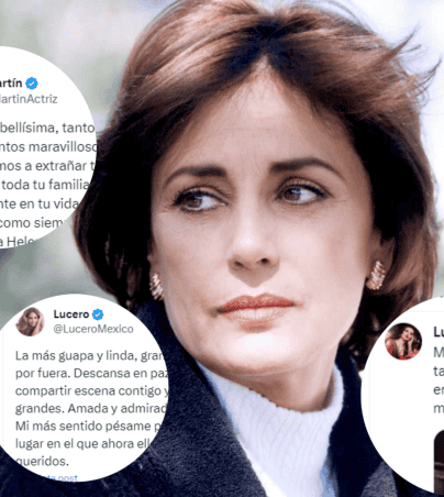 Varios actores y celebridades del medio del espectáculo han decidido compartir un par de palabras para despedir a Helena Rojo, actriz mexicana que falleció de cáncer a los 79 años. ESPECIAL/ X -TWITTER-/ anamartinactrizluceromexico/ luciamendezof