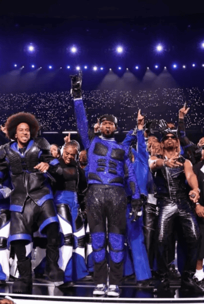 Increíble fiesta la que se vivió en el medio tiempo del Super Bowl con Usher. Facebook/Usher