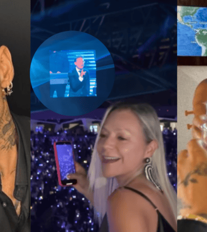 El cantante colombiano Maluma llevó a su mamá a disfrutar del concierto de Luis Miguel, y no dudó en compartir con sus fans un par de fotografías del momento especial. INSTAGRAM/ maluma