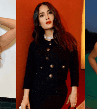 La guapa actriz mexicana Salma Hayek compartió en sus redes sociales el estiloso y sexy outfit de escote profundo con el que moderniza la forma de llevar un smoking con un toque desenfadado. INSTAGRAM/ salmahayek