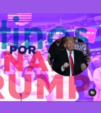 Donald Trump busca el voto latino bailando salsa y se vuelve viral (VIDEO). INSTAGRAM/realdonaldtrump